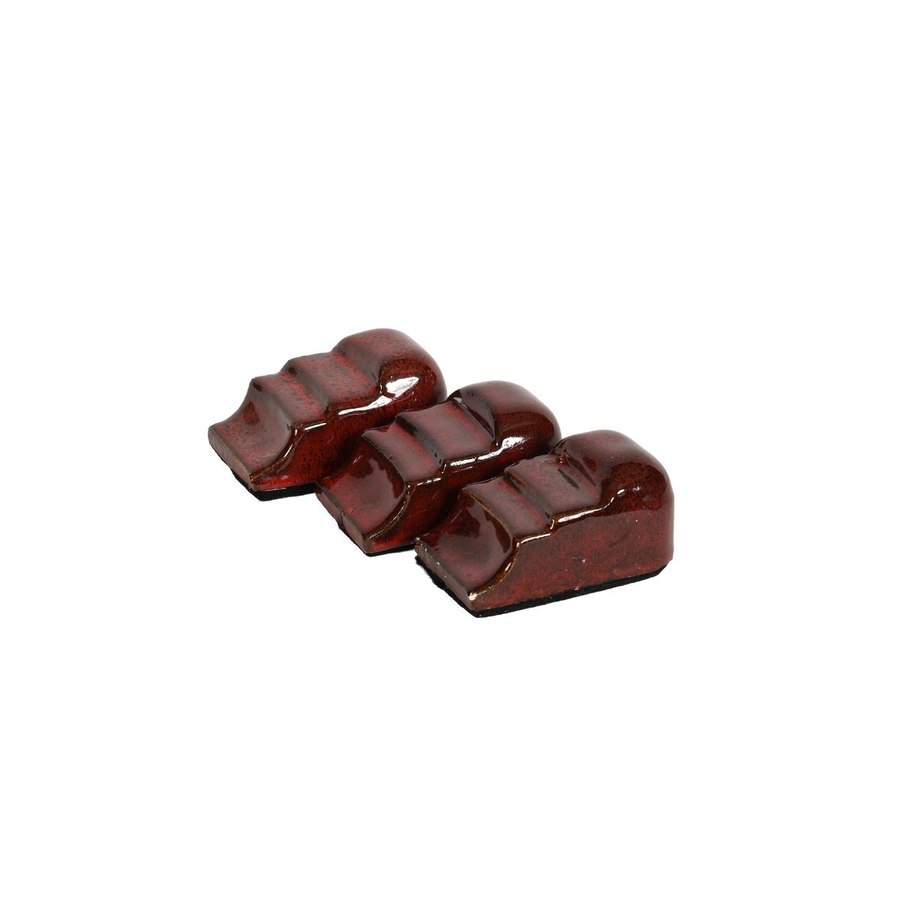 Red Ceramic Feet Set (3 pcs)